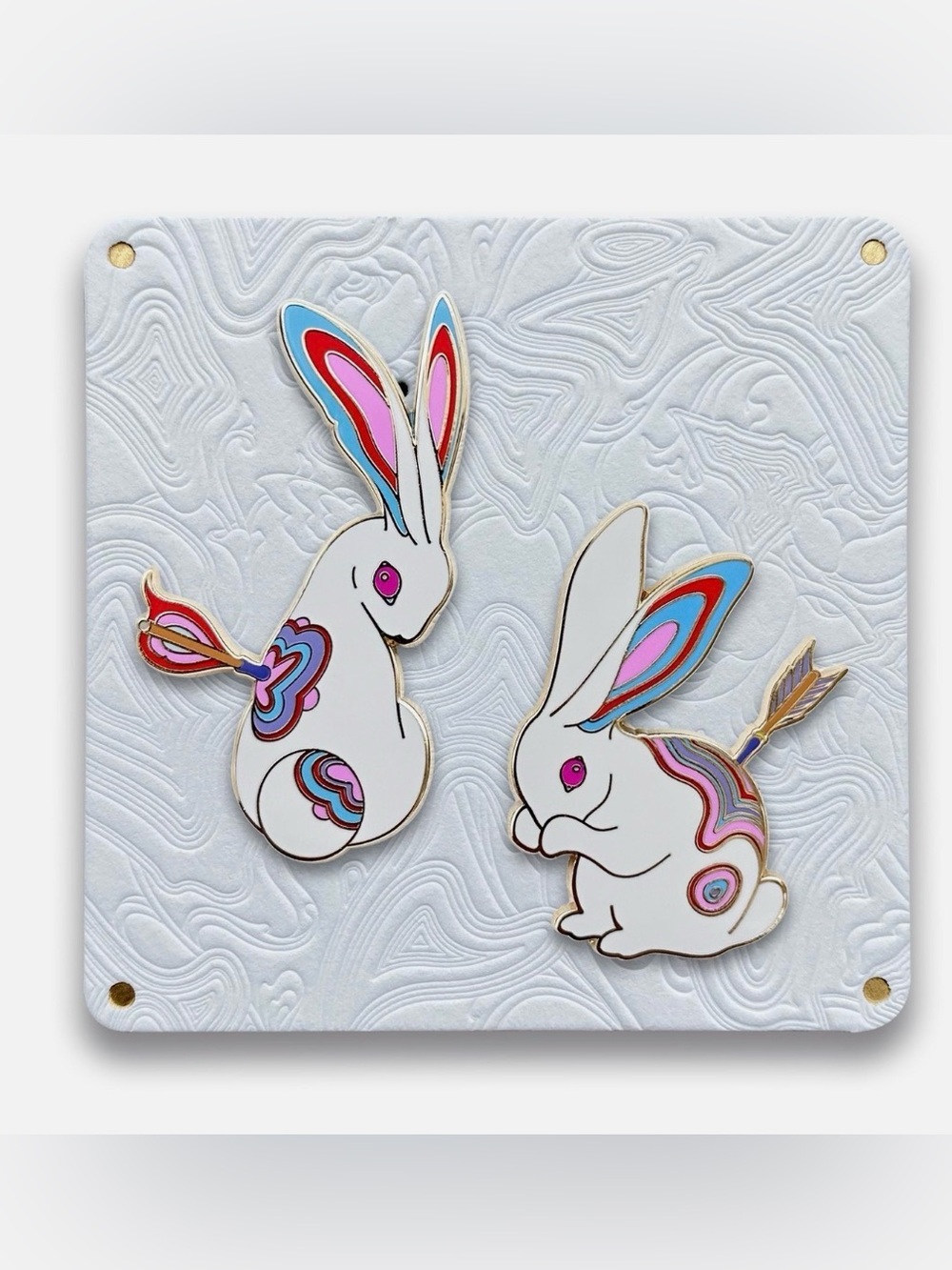 James Jean Limited Edition Year of the Rabbit Enamel Pins